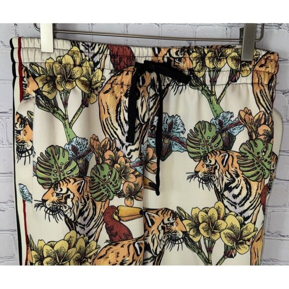 VICTORIOUS Men's Tiger 2 Pc Tracksuit Set Full Zip Sweatshirt Sweatpants Large - Picture 9 of 14